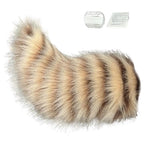Moving Furry Tail 1PC Remote Control Wagging Plush Animal Tail Car Trunk Decoration Cosplay Role Play Prop for Halloween Party