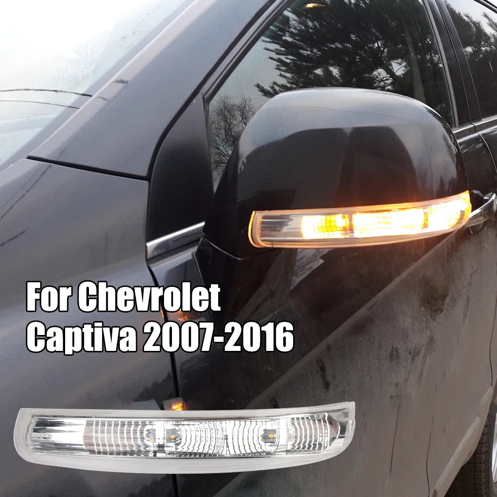 12V Rearview Mirror Turn Signal Light for Chevrolet Captiva 2007-2016, Left/Right
