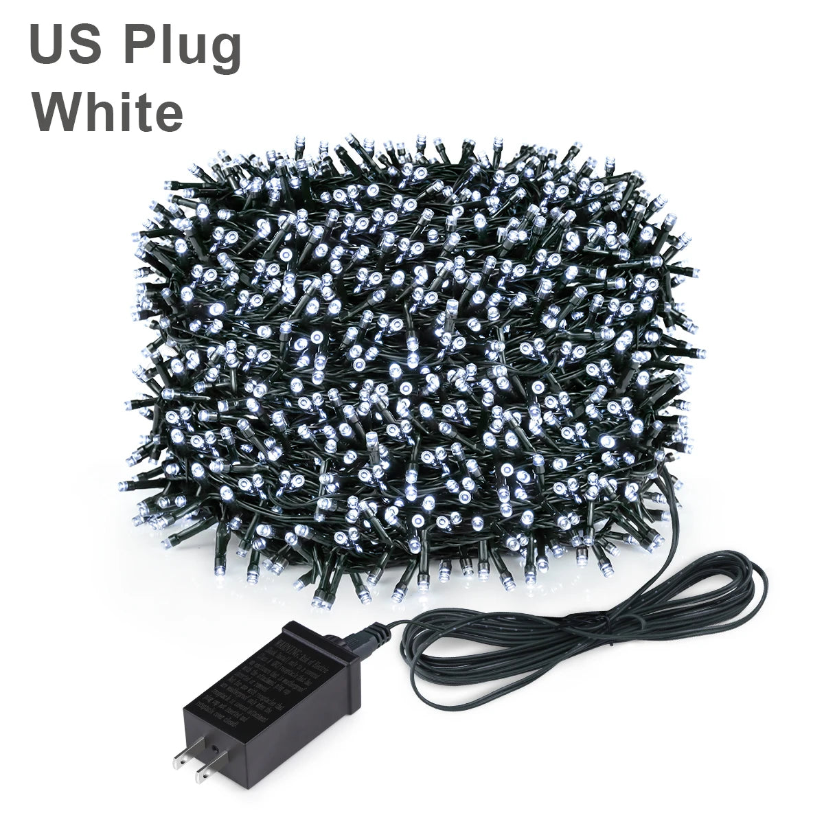 White -US Plug / 30M-300LEDs