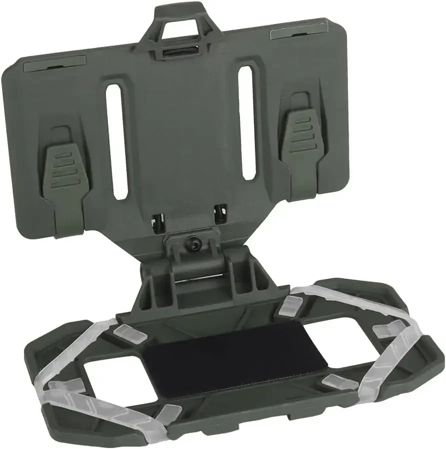 Molle folding phone map holder navigation board for tactical vest chest mount, black/green/desert, 1pc/5pcs