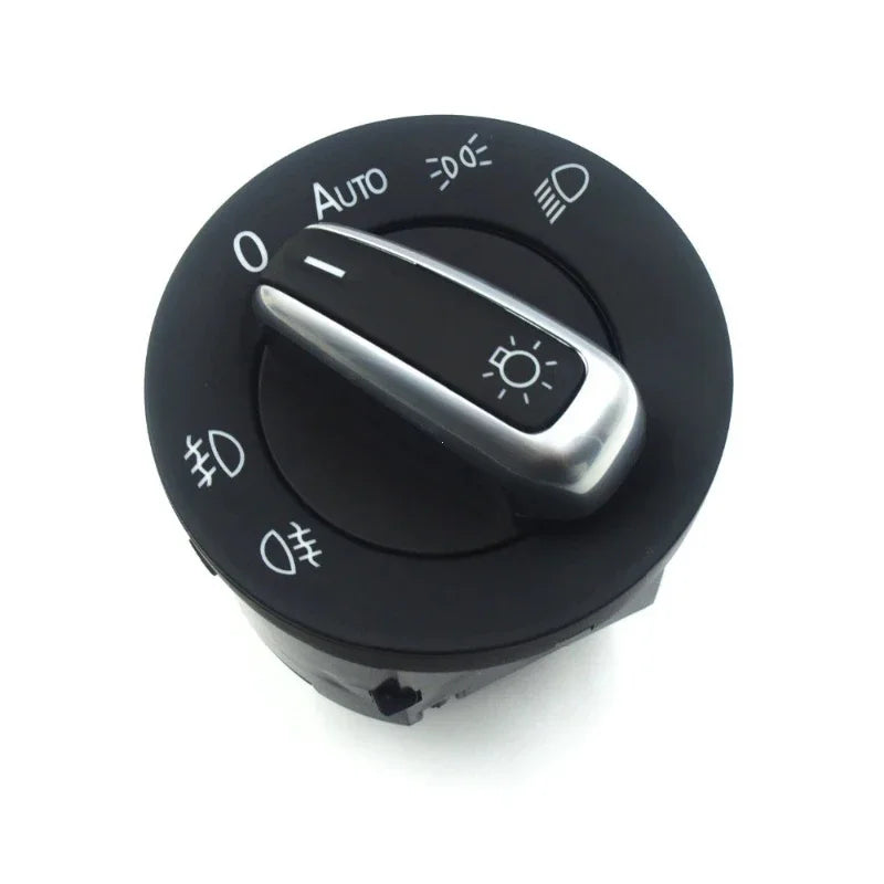 Chrome headlight switch with auto function for VW Golf MK5 MK6 Passat B6 B7 CC Tiguan