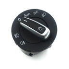 Chrome headlight switch with auto function for VW Golf MK5 MK6 Passat B6 B7 CC Tiguan