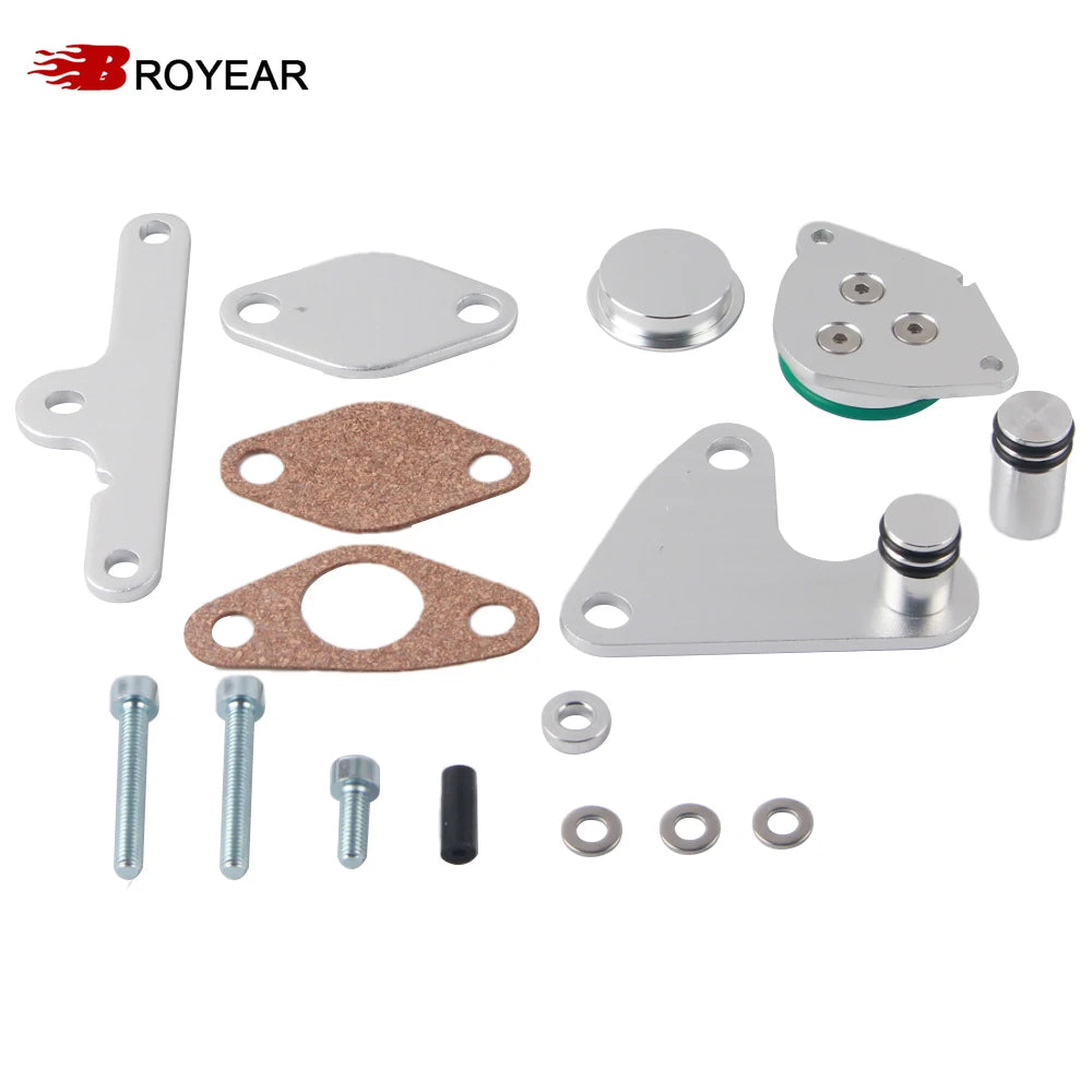Broyear Valve Cover Gasket Kit Aluminum Silver for BMW 2.0 N47 N47S Diesel Engines