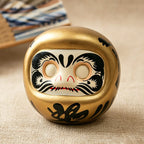 Japanese Ceramic Daruma Statue, Lucky Charm, Zen Ornament, Fengshui Figurine, Money Box, Home Tabletop Decoration, Gifts, 4"