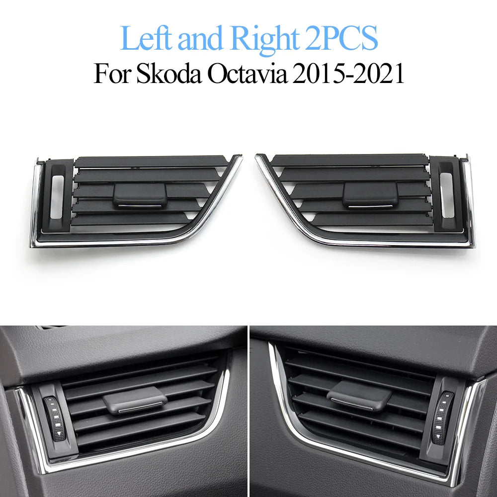 Car Left Right Middle Air Conditioner AC Vent Grille Outlet Panel Cover For For Skoda Octavia 3 A7 5E MK3 2013-2021 5E0820951C