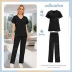 Niaahinn brand Set Women's Medical Uniforms Surgical Pajamas Nurse Uniforms Scrub Set Hospital Work Clothes Dental Surgery Suits
