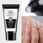 BORN PRETTY Acrylic Gel For Manicure Crystal 30ml Nail Gel Polish For Extension False Nail Tips Quick Building Hybrid Varnish