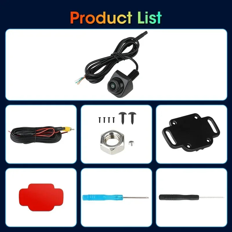 Develuck AHD Rear View Backup Camera 170° Fisheye Night Vision IP68 Waterproof