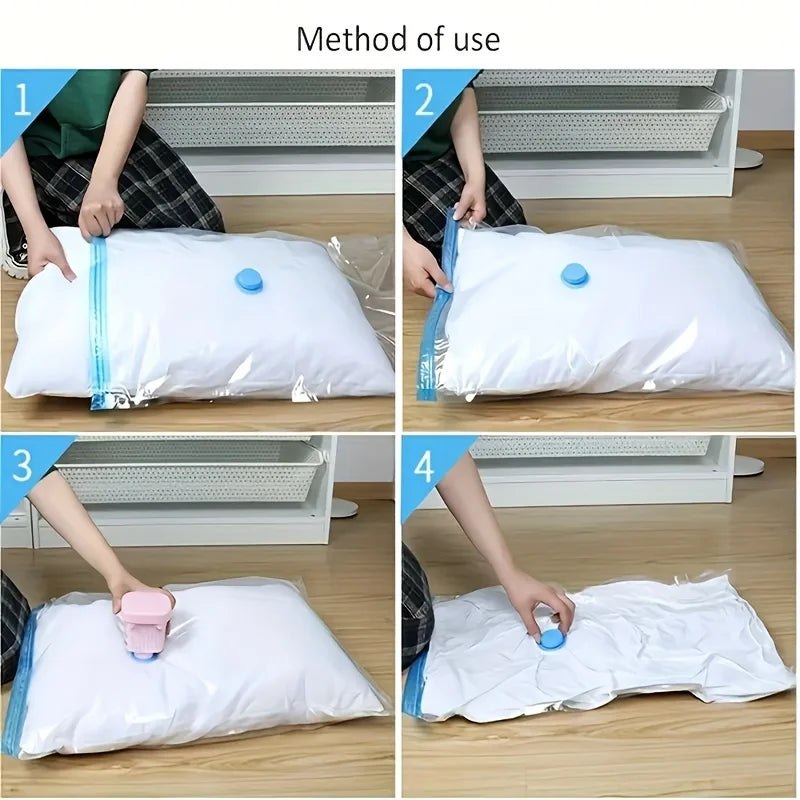 Folding Compressed Bag Electric Pump Travel Vacuum Bag Pump Mini Vacuum Sealer Machine Space Saver for Clothes Organizer