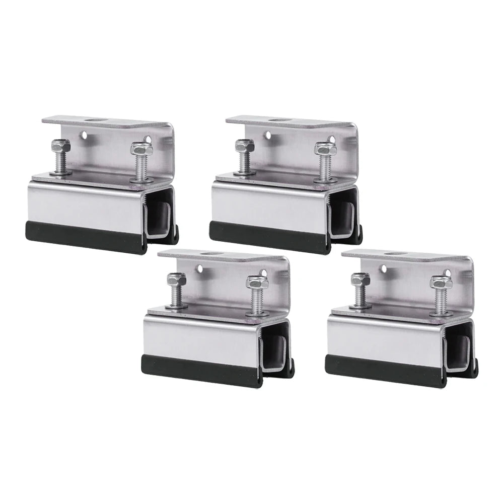 4PCS Van Roof Rack Mount Kit For PROMASTER For Boxer For DUCATO For JUMPER Stainless Steel RVs Photovoltaic Brackets Roof Racks