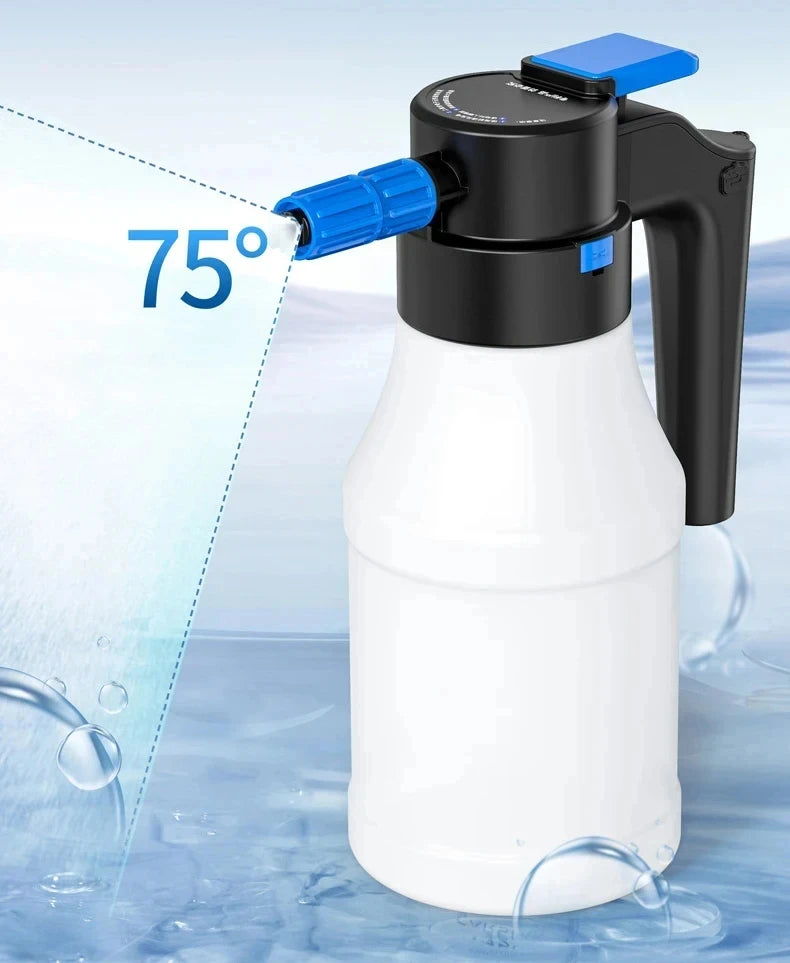 1.5L Car Wash Foam Sprayer Pump Bottle, PP/PE Handheld Pressure Sprayer 1pc