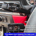 Automotive Turn Signal Wiper Switch Trims Steering Wheel Headlight Switch Trims for BMW 3 4 5 6 7 X1X3X5X6 Interior Accessories
