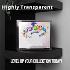 Choose Your Size – 5mm Acrylic Stackable Display Case for Booster Box or Elite Trainer Box (ETB), Clear Magnetic Closure Box for