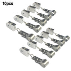 10pcs Pulley Hanging Pipe Clamps Wave Shade Sail Hardware For Indoor Pergolas Wave Canopy Shade Sail Installation Accessories