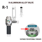 ZRDR Fish Tank CO2 Generator Steel Cylinder Single/Double Gauge Valve Electromagnetic Valve Fish Tank CO2 Generator Accessories
