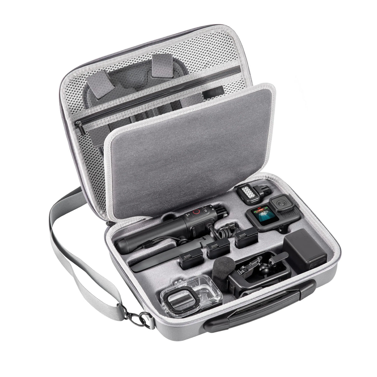 Hard Organizer Carrying Case for GoPro Hero 13 12 11 10 9 8 7 DJI Osmo Action 6 5 Action Camera Accessories Travel Storage Bag
