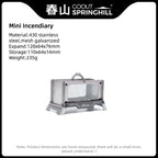 Goout Springhill Mini Woodstove Outdoor Camping Tour Incense Burner Folding Portable Stove Home Desktop Mosquito Incense Burner