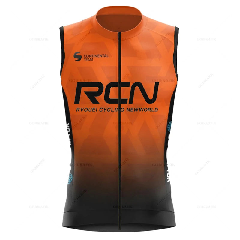 Rvouei Windproof Cycling Jersey Vest Sleeveless Lightweight Breathable, Sizes XS-5XL