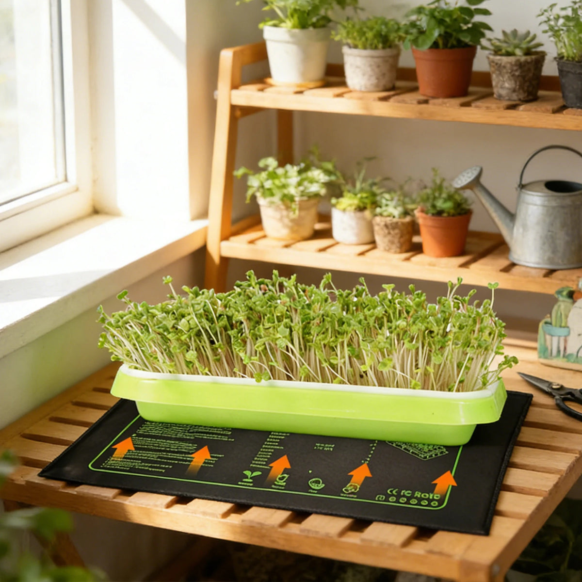 Waterproof Seedling Heat Mat 10x21 In Germination Station Heat Mat for Germination Indoor Gardening Greenhouse EU/US/AU/UK Plug