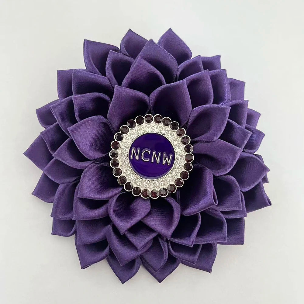 Gradient Violet Corsage Sisterhood NCNW Brooch