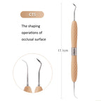 Dental Resin Spatulas Resin Filler Aesthetic Restoration Kit Silicone Handle For LM Resin Knife Plastic Dresser Dentistry Tool