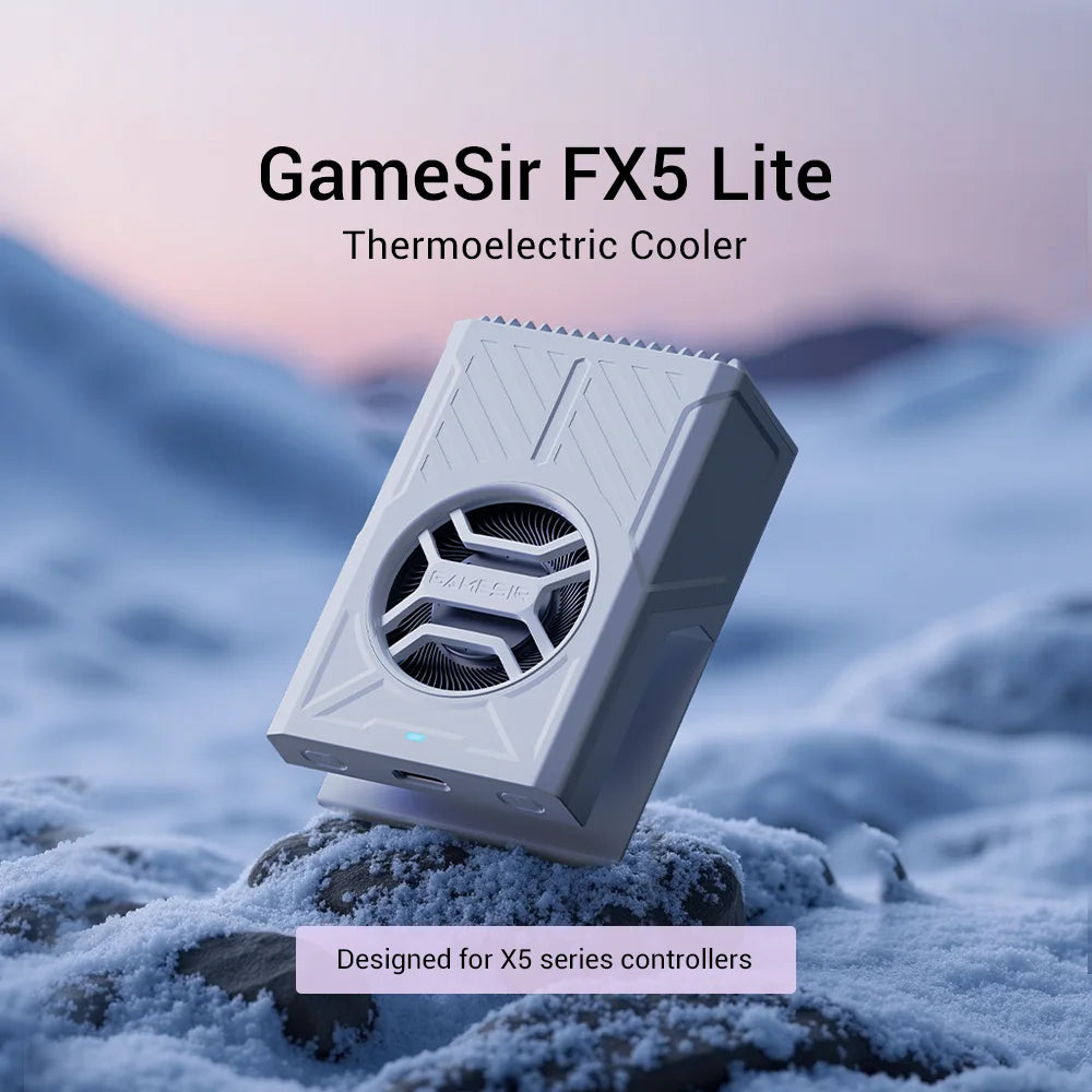 GameSir FX5 Cooler Wireless Cooler Controller FX5 Lite Wired Cooler Three Adjustable Cooling Modes for X5 Series Controllers