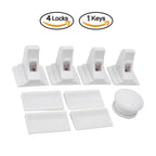 Drawer Latch Cabinet Door Magnetic Child Safety Lock Limiter Children Protection Baby Safety Lock Invisible Lock Kids Security