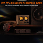 Nobsound VU1-W 4-IN-1-OUT Audio Selector 4-way Stere Switcher Home Preamp VU Meter with Remote Control