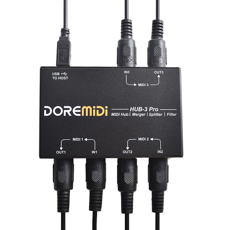 Elevate Your Music Setup: DOREMiDi MIDI HUB-3 Pro Connectivity Solution
