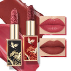 CATKIN Matte Lipstick 2PCS Set Long Lasting for 24H，Lightweight Soft and Ultra Hydrating Lipsticks Infused with Vitamin E