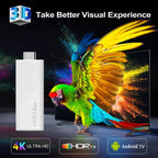 H96 Max H313TS Android TV Stick Allwinner H313 4K WiFi 6 BT Voice 2GB/16GB 1pc