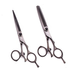 Professional Hairdressing Scissors 5.5" 6" Purple Dragon JP 440C Swivel Thumb Hair Cutting Scissors Barber Thinning Shears Z9019
