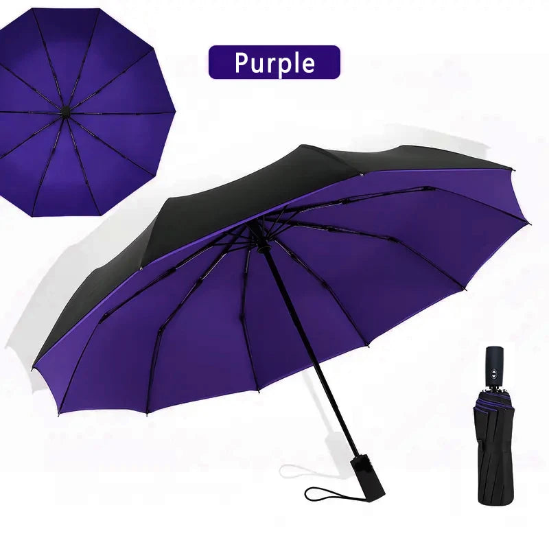 Windproof Double Layer Fully Automatic Resistant Umbrella