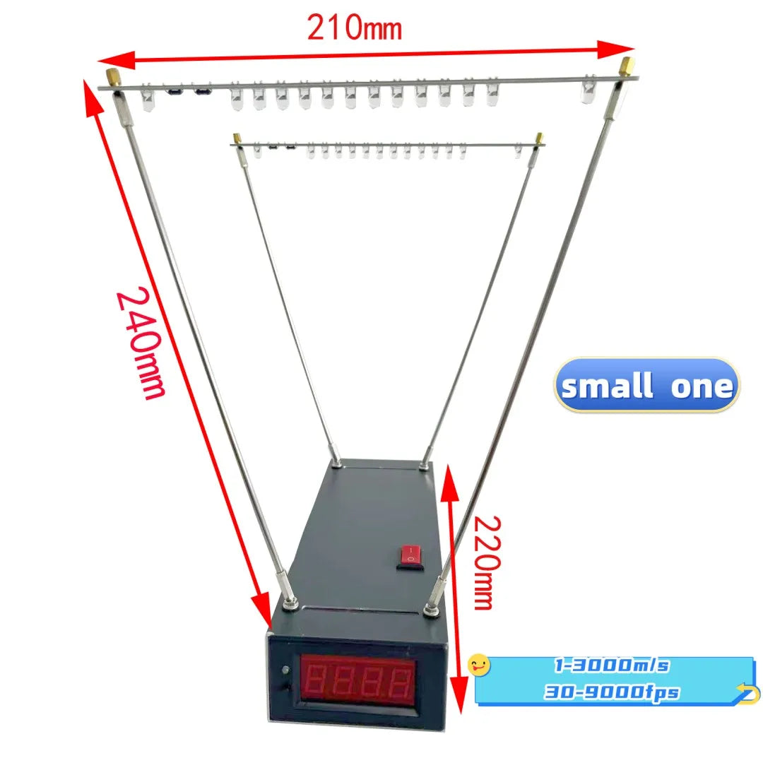 30-9999 FPS Pro Velocimetry Velocity Speed Measuring Instruments Slingshot Bow Speed Meter Chronograph for Shooting Playthings