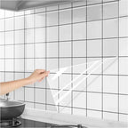 Wall Protector Film Kitchen Oil Proof Wall Sticker Stove Cabinet Heat-resisting Self Adhesive Wallpaper Waterproof Decoration