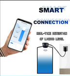 Ultrasonic Wireless Mobile App Detector Water Fuel Oil Liquid Level Sensor Alarm Indicator Remote Tank Monitor TLC2206