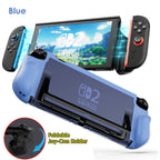 Protective Case for Switch 2 (2025), NS 2 TPU Cover Protector, Anti-Scratch, Shock-Absorption, Ergonomic Grip Design For NS2