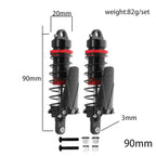 RS Aluminum Shock Absorber 90/95/105/115mm Damper For 1/10 RC Crawler Car  Flying God Short Card Big Foot Car Model Car Upgrade