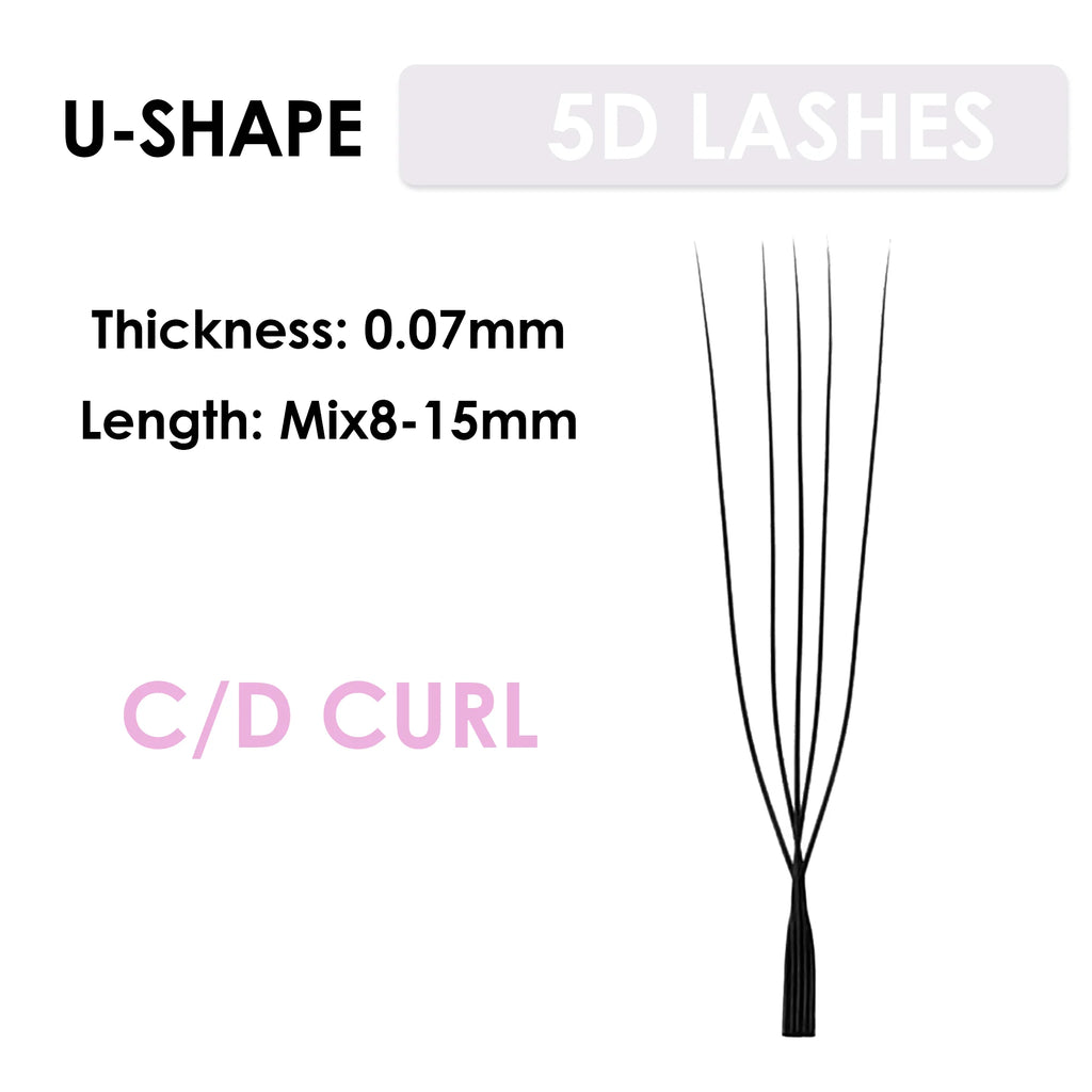 U 5D / D / 0.07mm / 9mm X 5cases