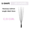 U 5D / D / 0.07mm / 9mm X 5cases