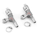 New 15055342 15055343 Metal HVAC Heater Hose Connector For Cadillac Escalade For Chevrolet Tahoe/Silverado For GMC Sierra/Yukon