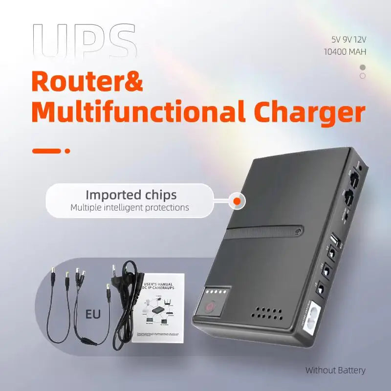 AC220 - 265V 18W UPS Uninterruptible DC Power Supply DC1018L 5V 9V 12V Router Optical Cat Monitor Backup Charger Cell Phone