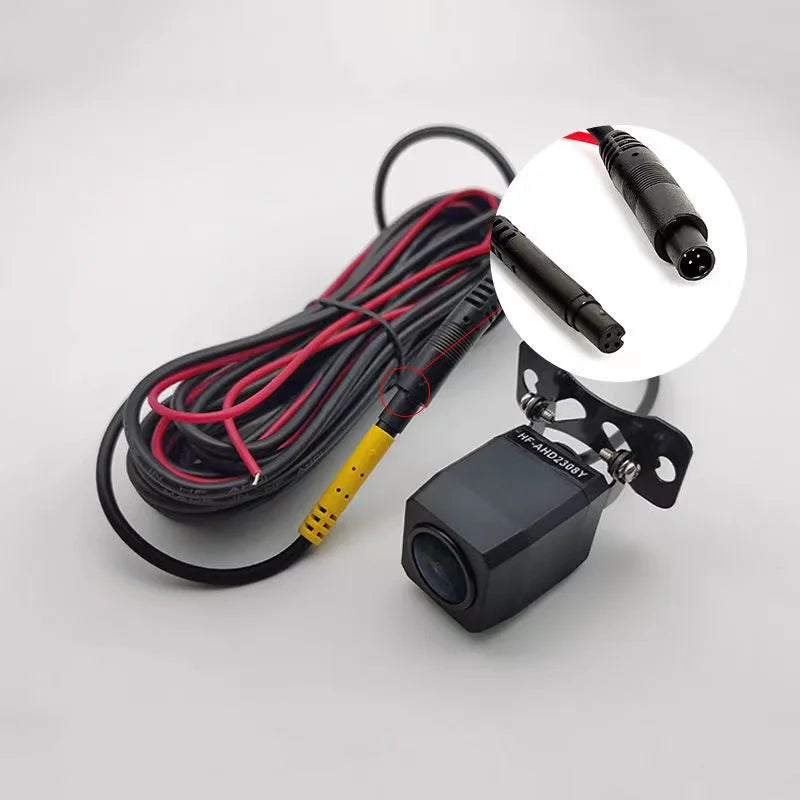 AHD 1080P Car Rear View Backup Camera 4-Pin Universal Night Vision Waterproof Gold