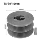 For A Type V Belt V Belt Pulley Dia 50mm 100 Cast Iron Double Slot Pulley Power Tool Accessory V Belt Pulley A Type