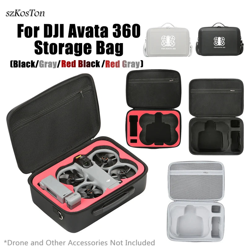 For DJI Avata 360 Shoulder Storage Bag Dust-proof Shock-resistant Protective Carry Case for DJI RC 2 Control Drone Accessories