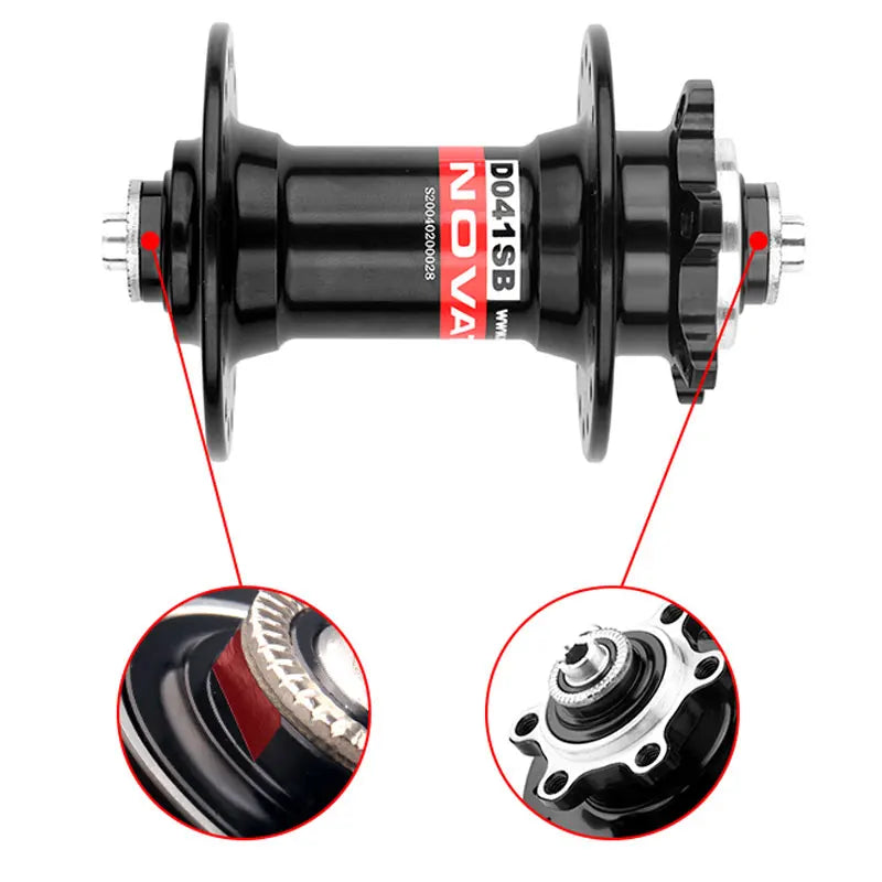 Novatec Mountain Bike Hub D041SB D042SB 28/32/36 Holes Disc Card Brake MTB Bicycle Hub Bearing Front/Rear 8/9/10/11 Speed