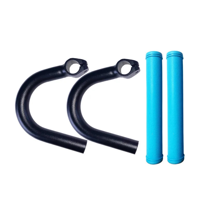 Bicycle Vice Bar Ends Handlebar Mountain Bike Conversion Road Bike Bent Handlebar Aluminum Alloy Bent Bar Auxiliary Handlebar