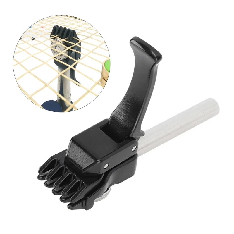 Badminton flying stringing clamp replacement tool, adjustable turntable, 1pc
