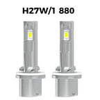 BMTxms 2PCS H27 H27W 880 881 LED Fog Lights For Hyundai Ssangyong KIA Daewoo H27W/1 H27W/2 H27W1 H27W2 Led Car DRL Lamp Bulb