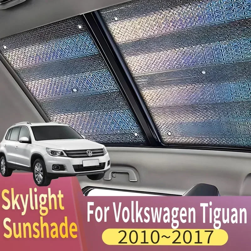 Sunroof Sunshade Suitable For Volkswagen VW Tiguan 5N 2010~2017 2015 2016 Car Panoramic Roof Heat Shield Window Sunshade Anti-UV